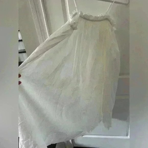Brave + True Cotton Bubble Somewhere Dress ~ s/m ~ eggshell - Picture 1 of 8